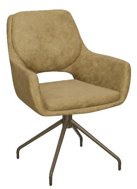 Eetkamerstoel Aarhus Draai | Stella Camel by Moods Collection