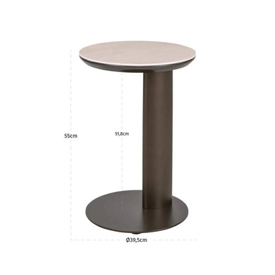 Bankbijzettafel Ritz bruin by Richmond Interiors