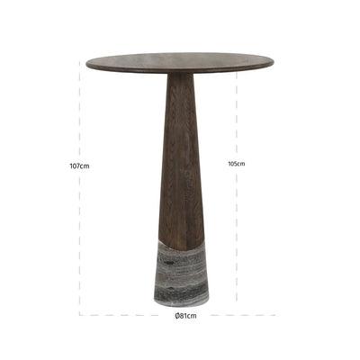 Bartafel Harper Gerookt Antraciet by Richmond Interiors