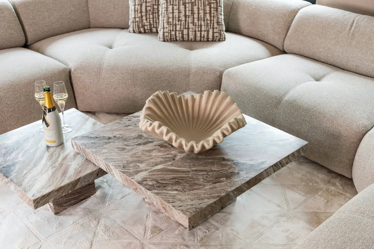 Salontafel Rashford Blush beige (Set van 2) by Richmond Interiors