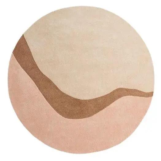 Vloerkleed Organix Rond Blush - 200Ø by Brinker Carpets