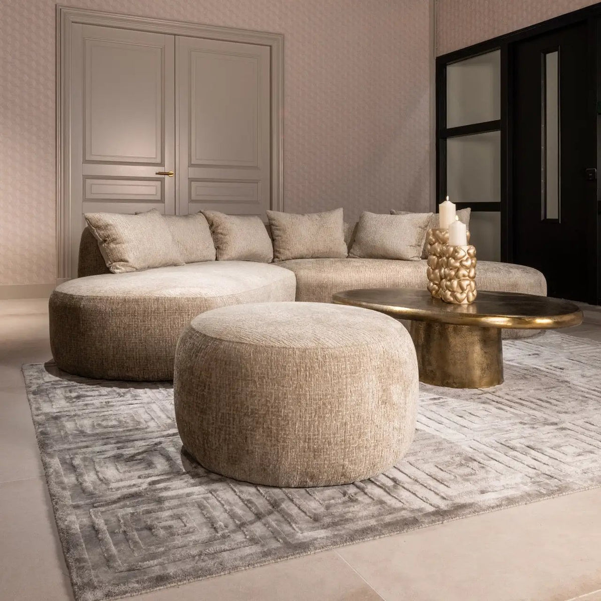 Salontafel Pulitzer (Brushed Gold) by Richmond Interiors