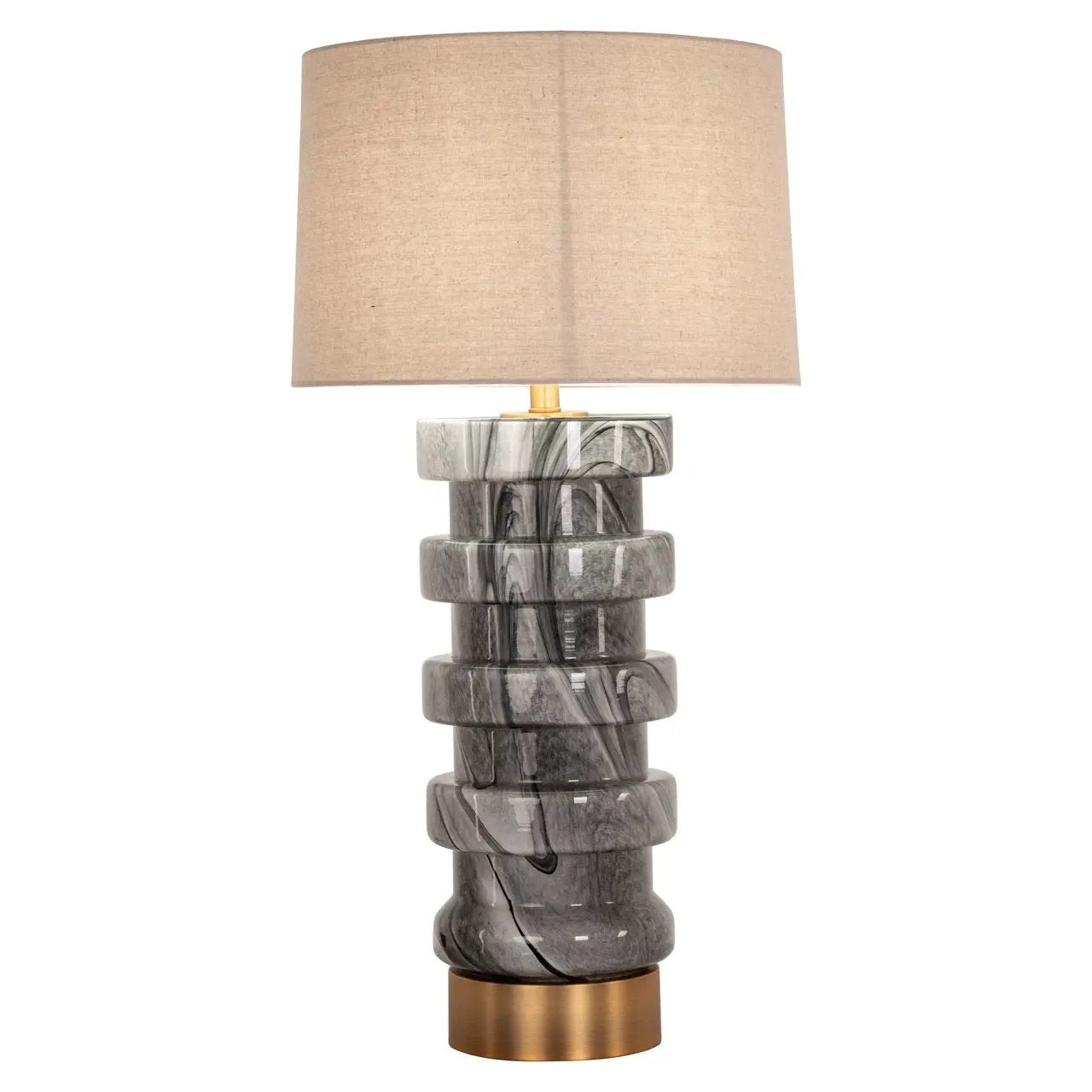 Tafellamp Jaylee (Zwart/wit) by Richmond Interiors