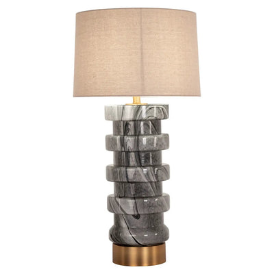 Tafellamp Jaylee (Zwart/wit) by Richmond Interiors