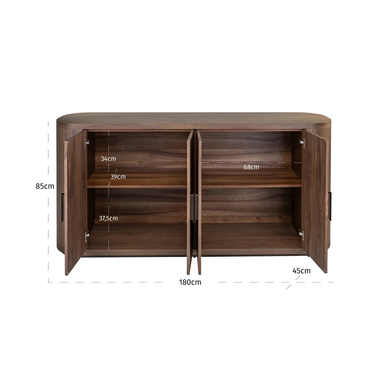 Dressoir Windsor walnoot by Richmond Interiors