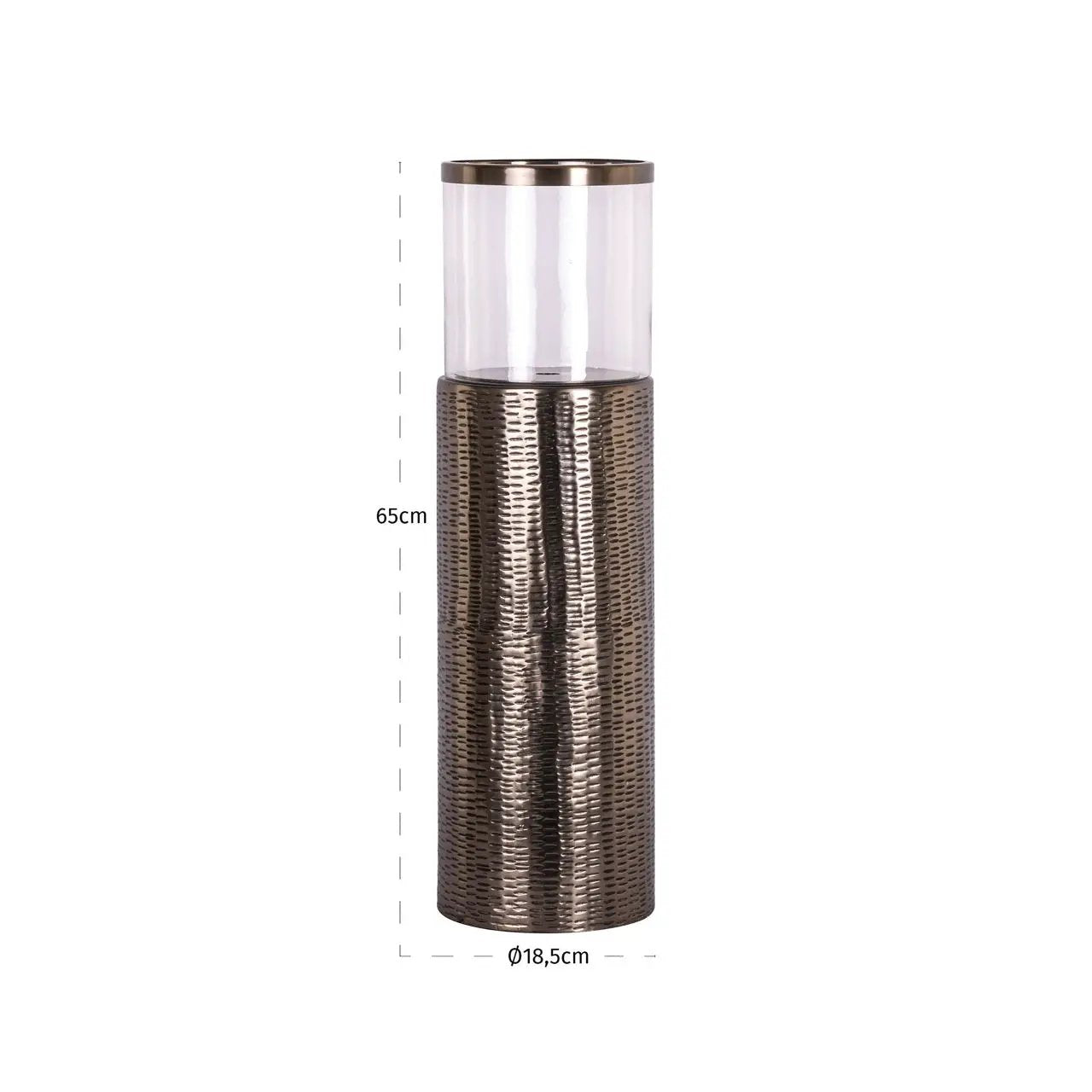 Windlicht Faylen brons L by Richmond Interiors