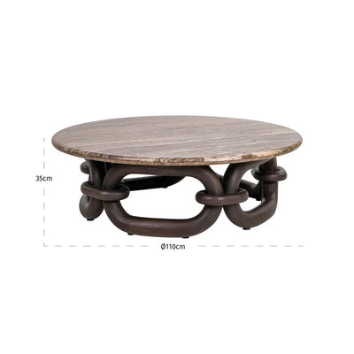 Salontafel Chainey asbruin by Richmond Interiors