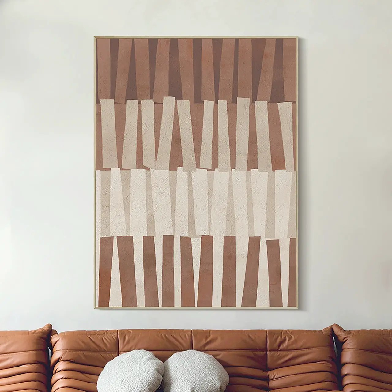 Wanddecoratie Voga bruin by Richmond Interiors