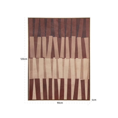 Wanddecoratie Voga bruin by Richmond Interiors