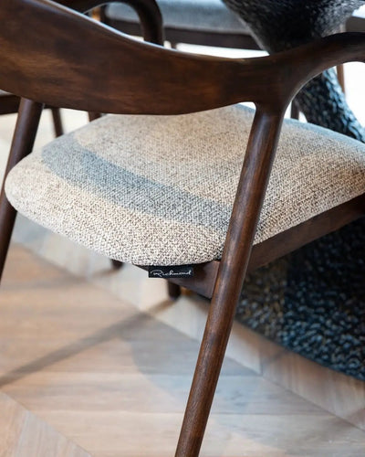 Eetkamerstoel Mihara Mocca Fancy vlamvertragend by Richmond Interiors