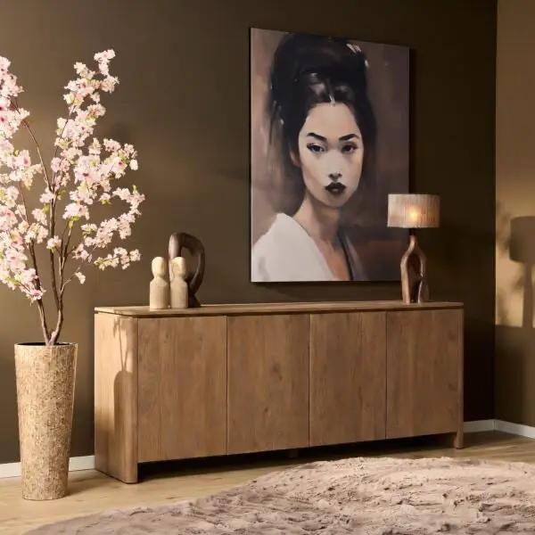 Dressoir Dallas Naturel Mangohout 210 cm by Starfurn