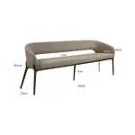 Eetkamerbank Kenzi brown tweed by Richmond Interiors