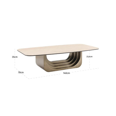 Salontafel Maxfield beige by Richmond Interiors