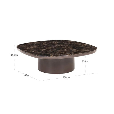 Salontafel Almundi chocoladebruin by Richmond Interiors