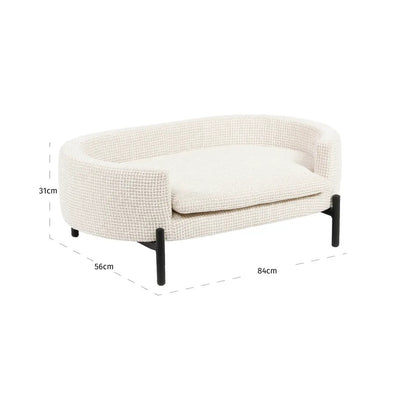 Hondenbed Dolly beige blokweving by Richmond Interiors