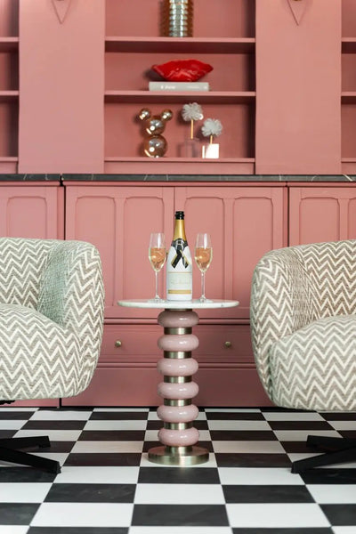 Bijzettafel Villeray roze by Richmond Interiors