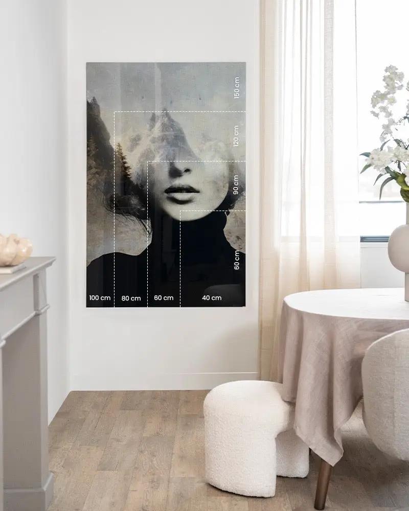 Unfolding - Moderne Wanddecoratie | Artprint, Glass Art & Wandkleed by Urban Cotton