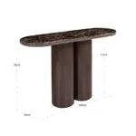 Consoletafel Almundi chocoladebruin by Richmond Interiors