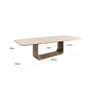 Eettafel Maxfield beige 300 by Richmond Interiors