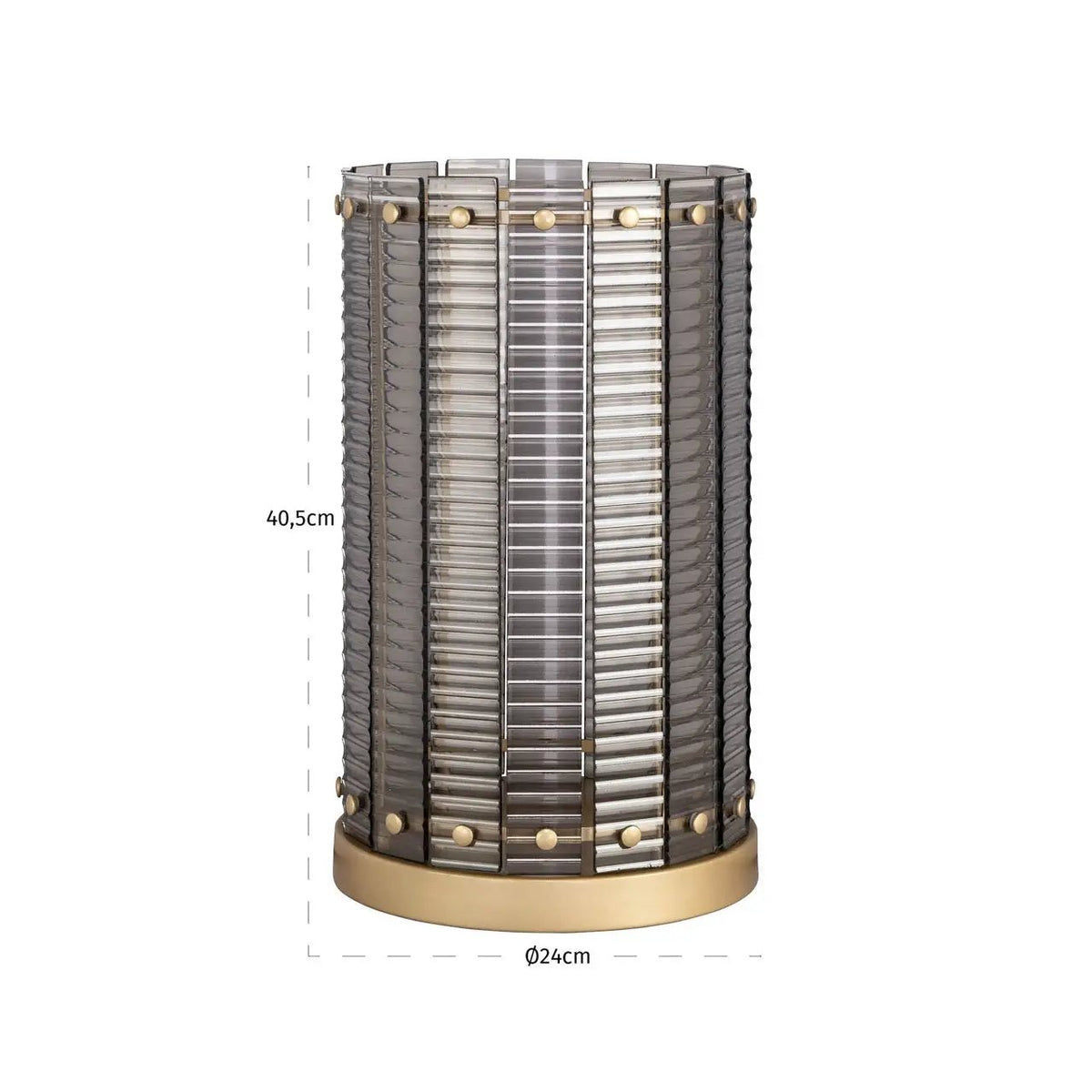 Windlicht Daylin smoke groot by Richmond Interiors