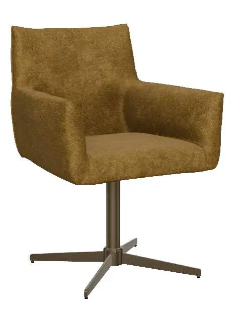 Eetkamerstoel Milano Draai | Stella Camel by Moods Collection