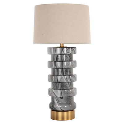 Tafellamp Jaylee (Zwart/wit) by Richmond Interiors
