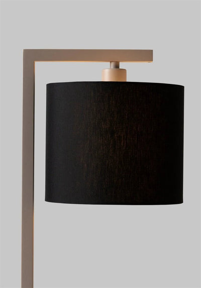 Tafellamp Boston zand met zwarte kap Ø18 x 15cm by it's about RoMi