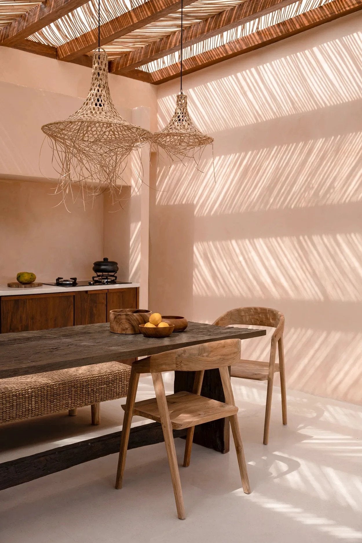 De Mykonos Hanglamp - Naturel - M by Bazar Bizar Antwerp