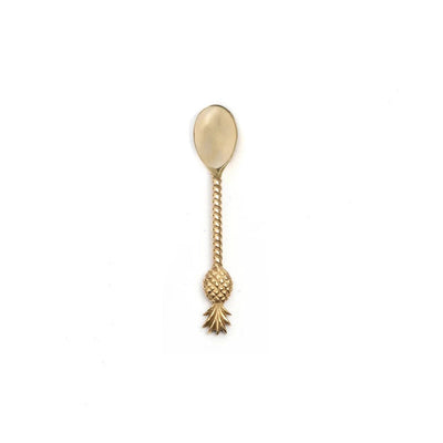 Gouden Pineapple Theelepel by Bazar Bizar Antwerp