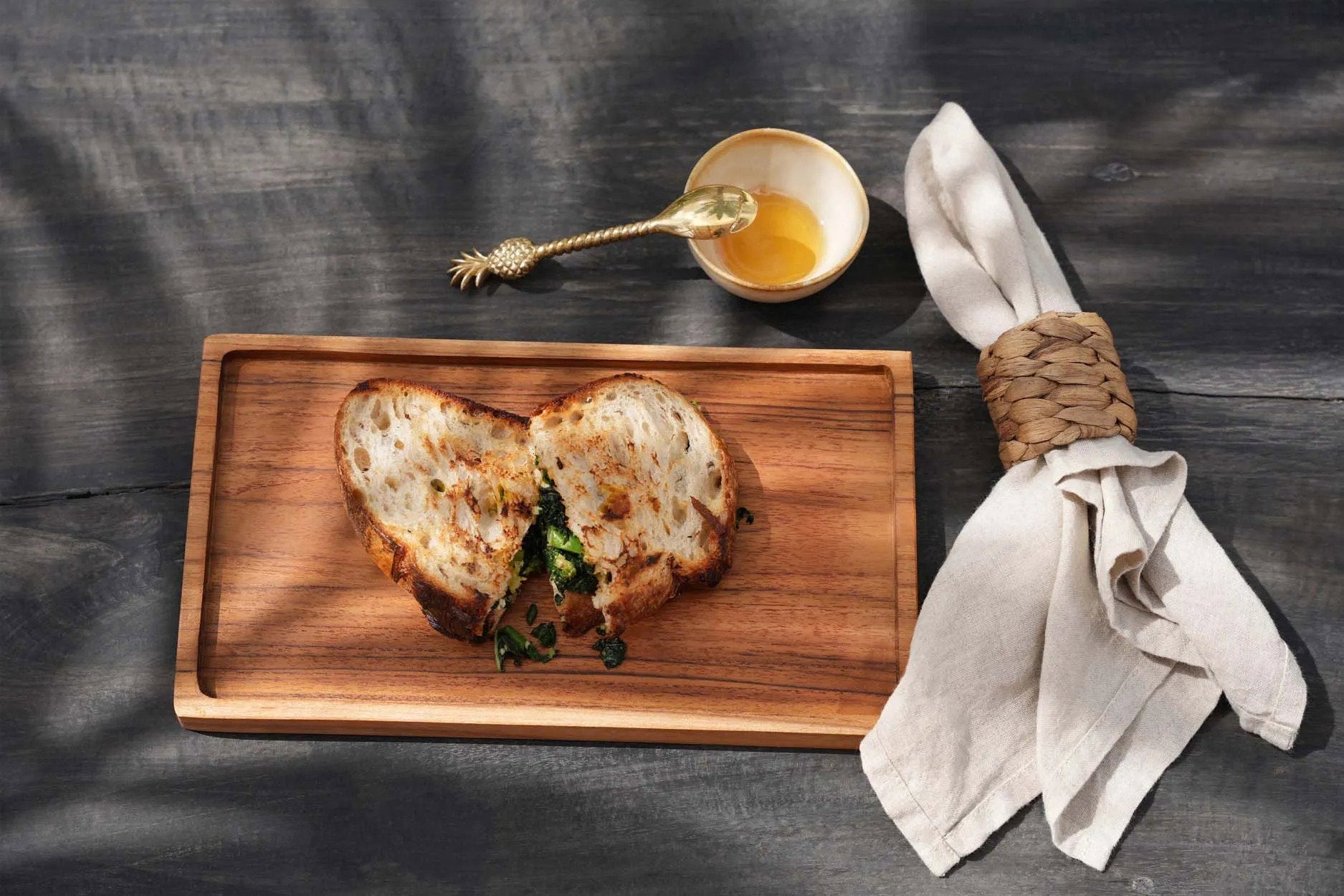 Gouden Pineapple Theelepel