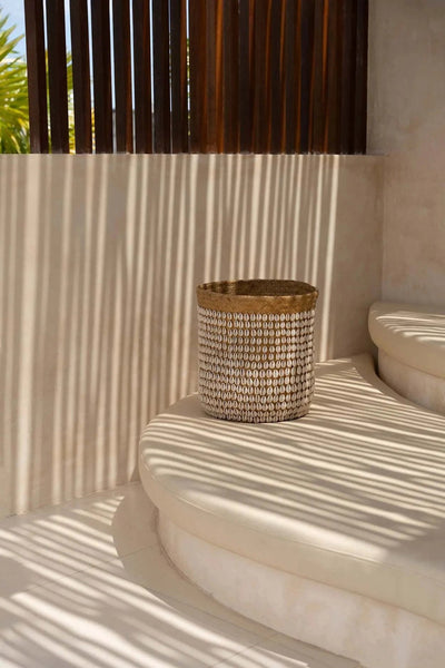 De Pandan Mand #1 - Naturel Wit by Bazar Bizar Antwerp