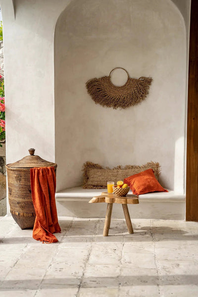 De Colonial Wasmand - Naturel Bruin - XL by Bazar Bizar Antwerp