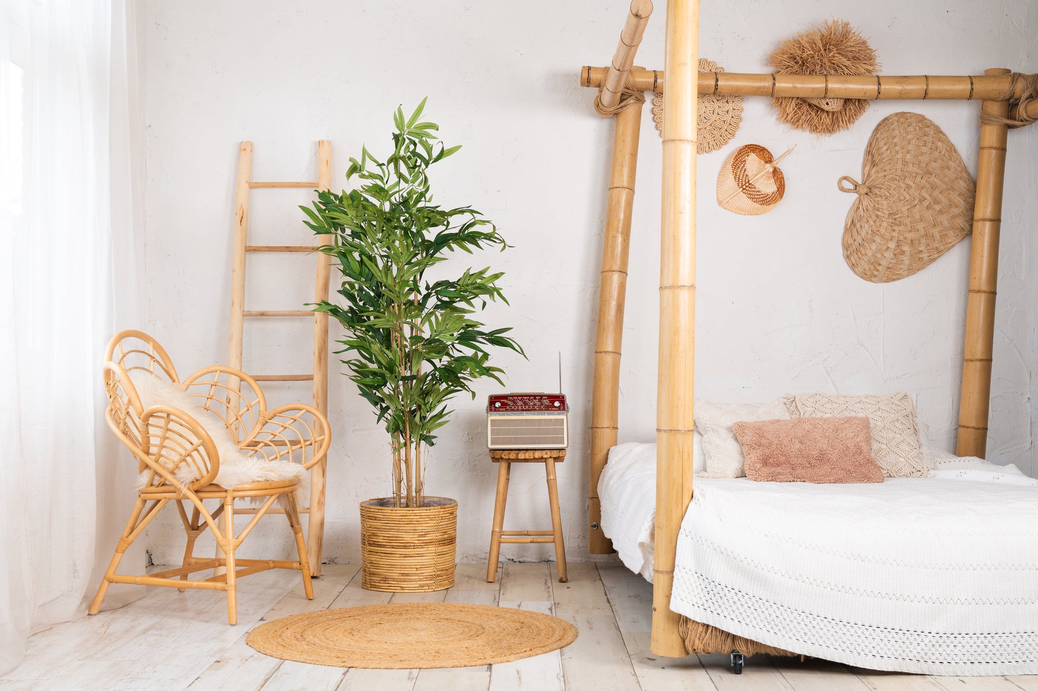 Kunstplant Japanse bamboe 140cm