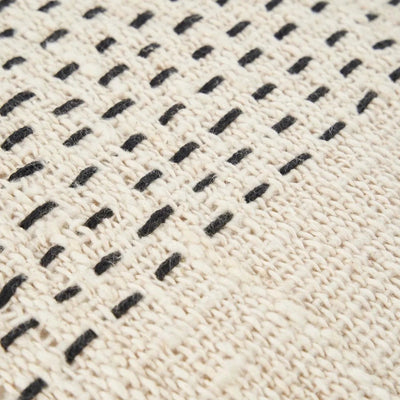 Kussehoes De Misty - natuurlijk zwart - 50x50cm by Bazar Bizar Antwerp