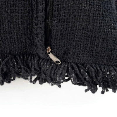 Kussenhoes De Kasbah - zwart/wit - 50x50cm by Bazar Bizar Antwerp