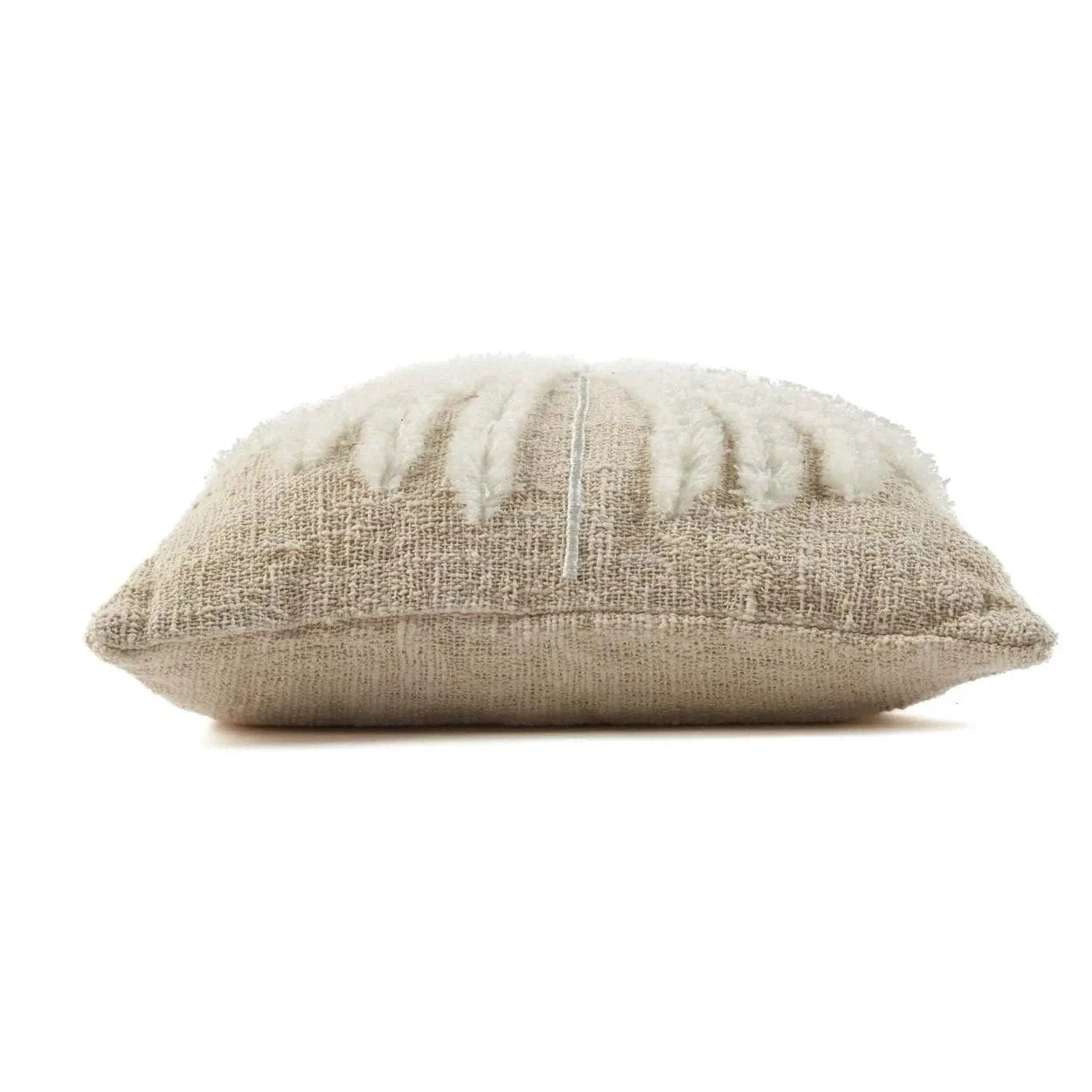 Kussenhoes De Isla Palm - natuurwit - 50x50cm by Bazar Bizar Antwerp