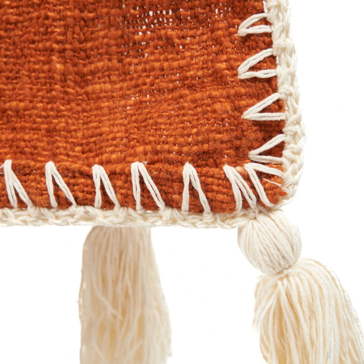 The Stitch bedsprei - terracotta - 246x126cm by Bazar Bizar Antwerp