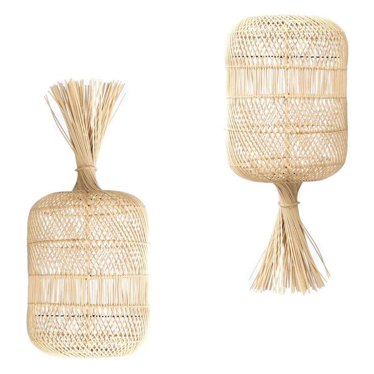 De Dumpling Hanglamp / Vloerlamp - Naturel - M by Bazar Bizar Antwerp