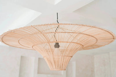 De Sky Hanglamp - Naturel - XL by Bazar Bizar Antwerp