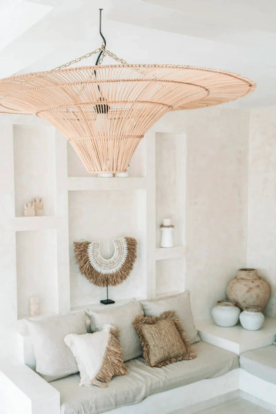 De Sky Hanglamp - Naturel - XL by Bazar Bizar Antwerp