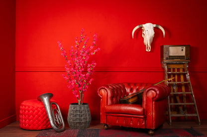 Kunstplant bloesem roze 150cm