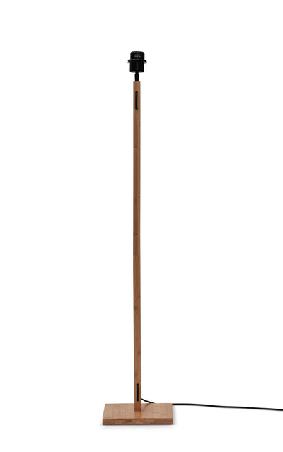 Vloerlamp Bhutan - Bamboe/Zwart - 20x20x145cm by GOOD&MOJO