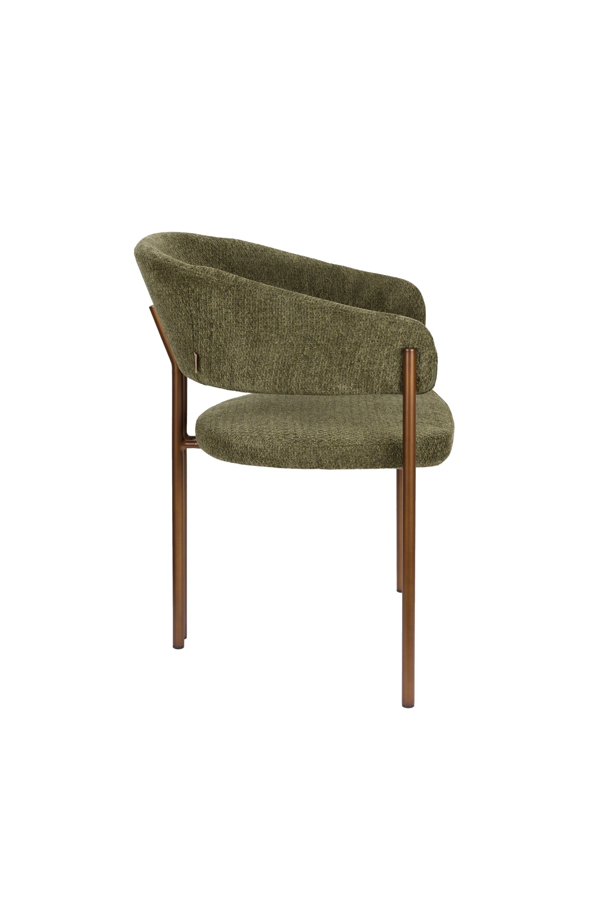 Eetkamerstoel Naida Green by Dutchbone