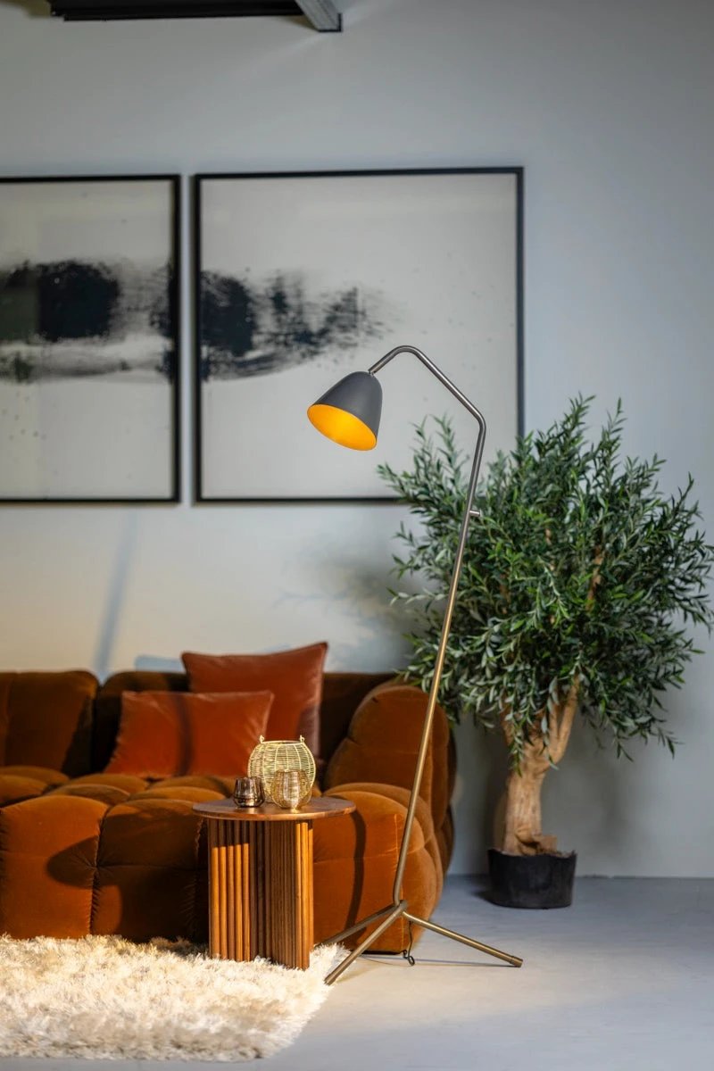 Brenda Vloerlamp anodic-brown by ETH