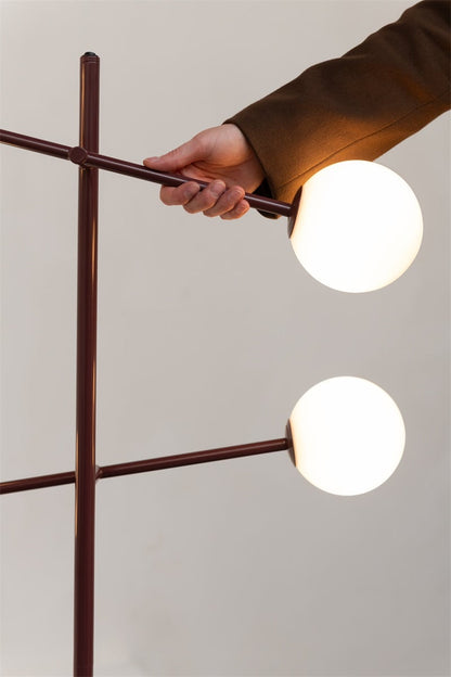 Vloerlamp Copenhagen, burgundy