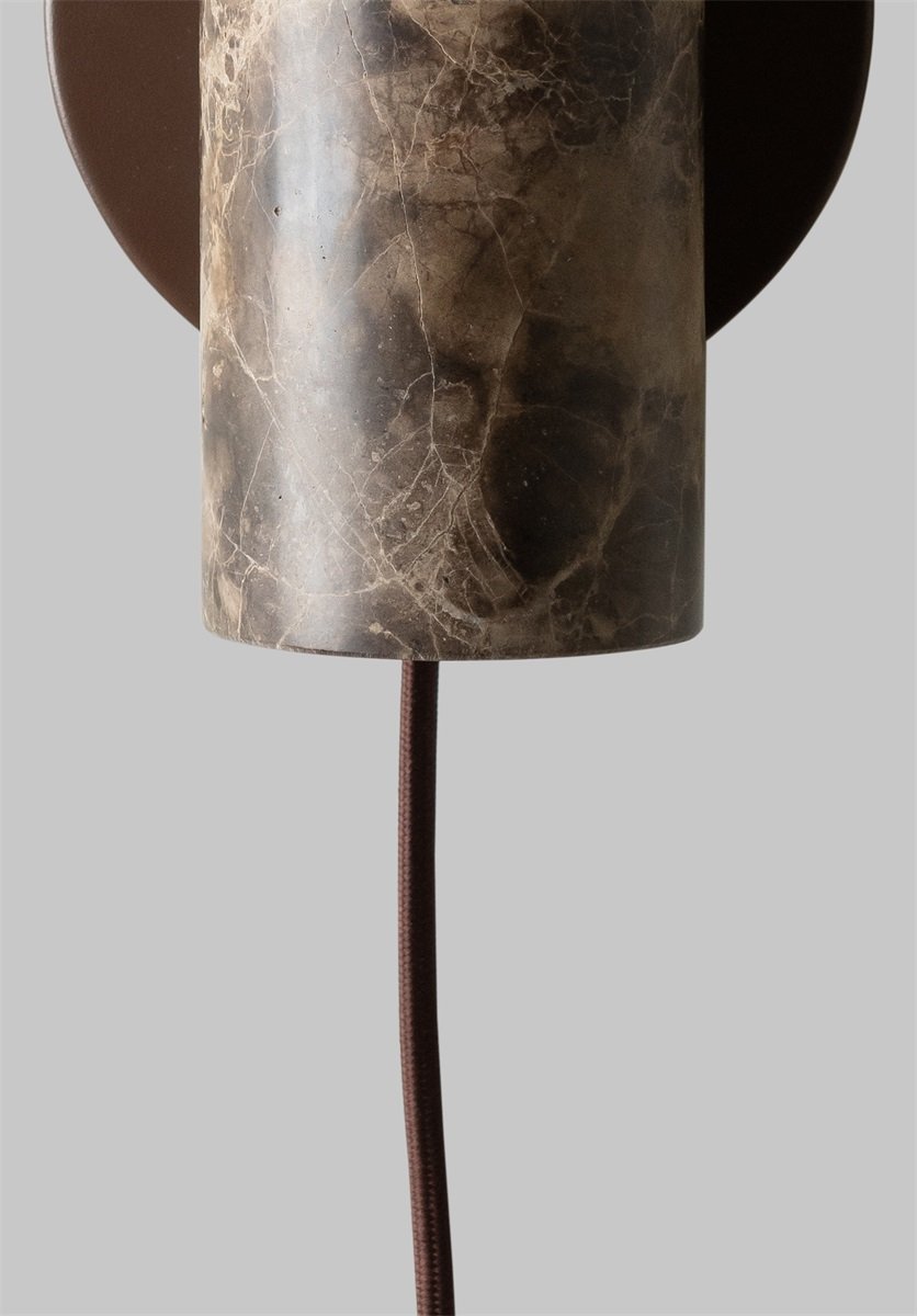 Wandlamp Tivoli, bruin