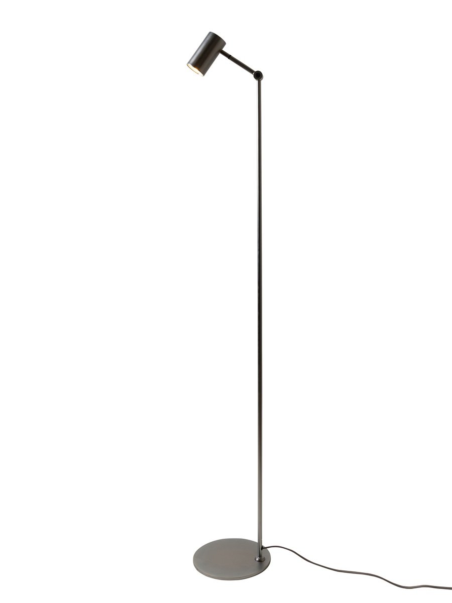 Vloerlamp Montreux, nickel finish