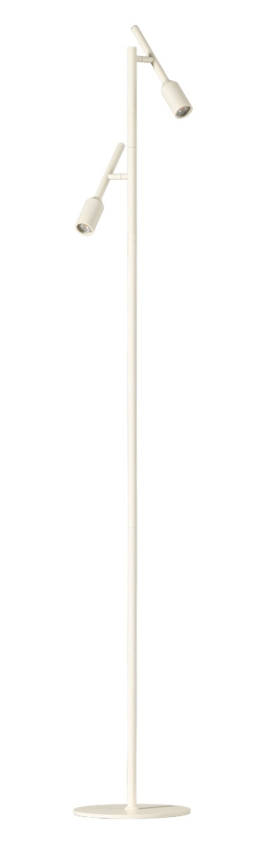 Vloerlamp Dirk 2LT creme