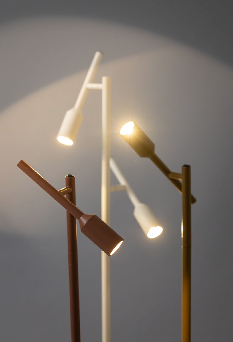 Vloerlamp Dirk 2LT olive green