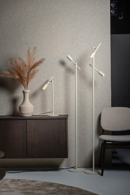 Vloerlamp Dirk 1LT creme